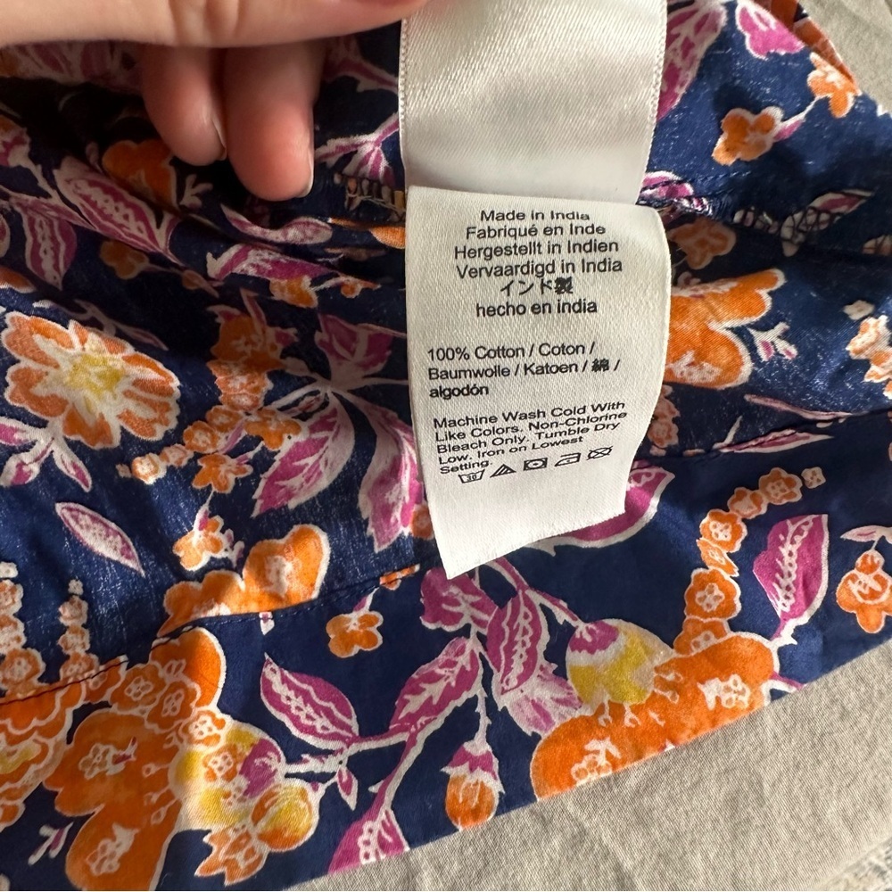 J.Crew Floral Cotton Poplin Cami Top NWT (Size XS) - Picture 5 of 6